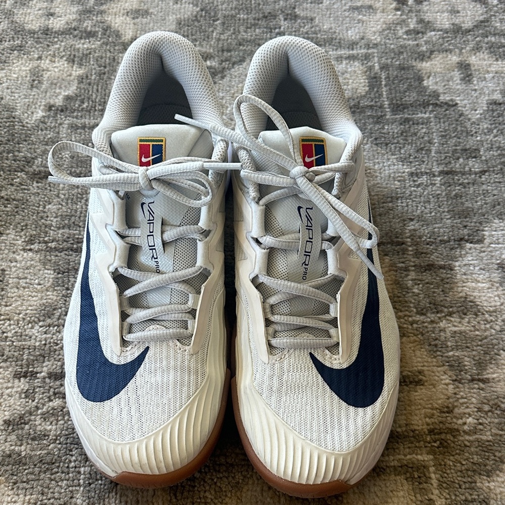 Nike Vapor Pro Sneakers in White and Navy